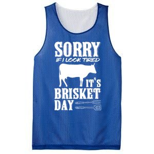 It's Brisket Day Grilling Barbecue Smoke Brisket Gift Mesh Reversible Basketball Jersey Tank