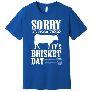 It's Brisket Day Grilling Barbecue Smoke Brisket Gift Premium T-Shirt