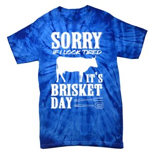 It's Brisket Day Grilling Barbecue Smoke Brisket Gift Tie-Dye T-Shirt