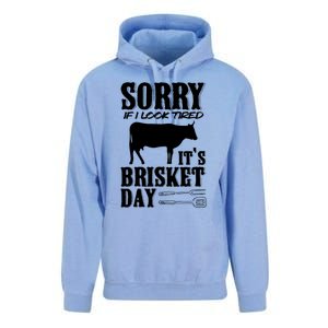 It's Brisket Day Grilling Barbecue Smoke Brisket Gift Unisex Surf Hoodie