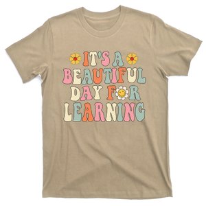 It's Beautiful Day For Learning Retro Teacher Students Women Cute T-Shirt