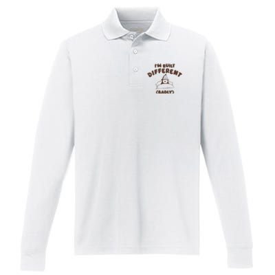 Im Built Differently Badly Performance Long Sleeve Polo