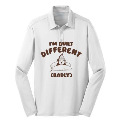 Im Built Differently Badly Silk Touch Performance Long Sleeve Polo