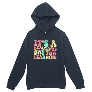 It's Beautiful Day For Learning Retro Teacher Students Women Funny Urban Pullover Hoodie