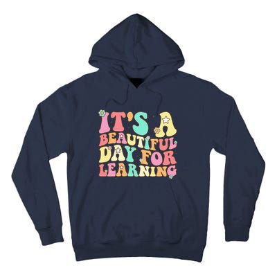 It's Beautiful Day For Learning Retro Teacher Students Women Funny Tall Hoodie