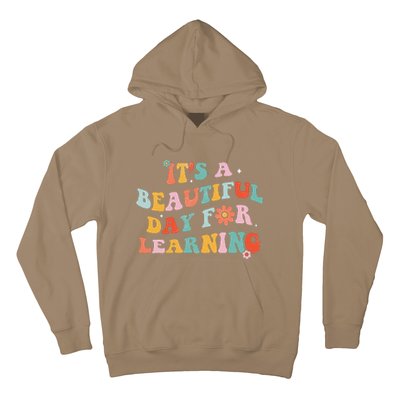 It's Beautiful Day For Learning Retro Teacher Students Women Love Hoodie