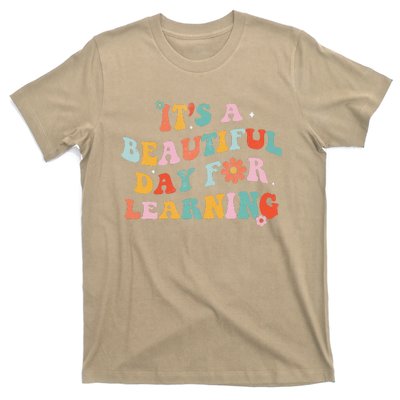 It's Beautiful Day For Learning Retro Teacher Students Women Love T-Shirt