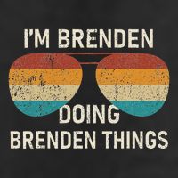 IM Brenden Doing Brenden Things Retro Sunglass Personalized Hat