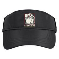 ILl Be Damned If I Die Sober Japanese Funny Skeleton Adult Drive Performance Visor