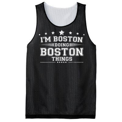 Im Boston Doing Boston Things Mesh Reversible Basketball Jersey Tank