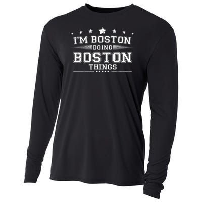 Im Boston Doing Boston Things Cooling Performance Long Sleeve Crew