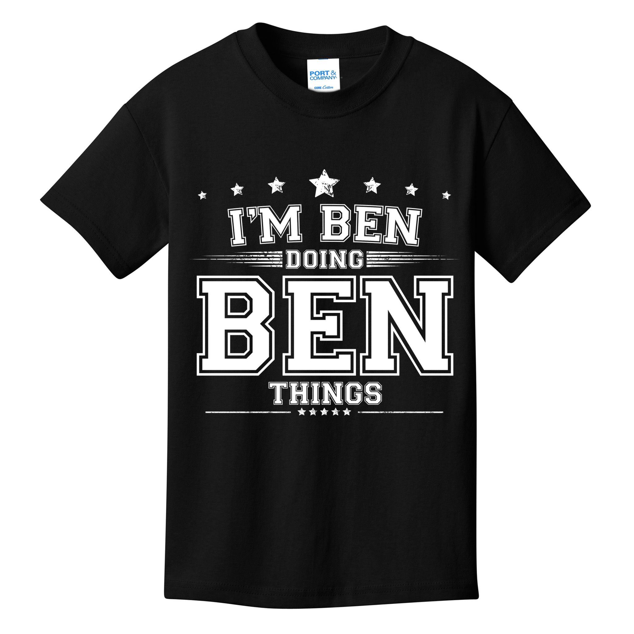 Im Ben Doing Ben Things Kids T-Shirt