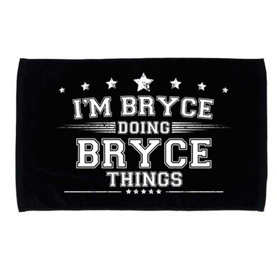 Im Bryce Doing Bryce Things Microfiber Hand Towel