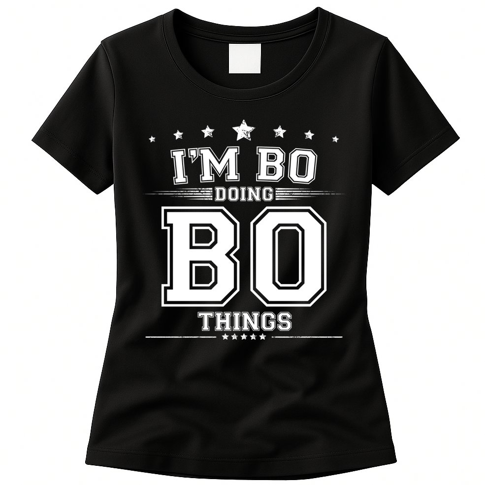 Im Bo Doing Bo Things Womens T-Shirt