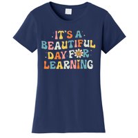 ItS Beautiful Day For Learning Retro Teacher Women's T-Shirt