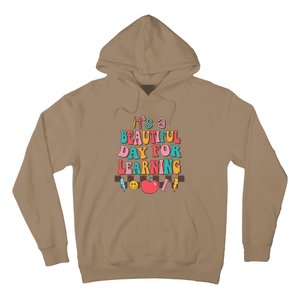 ItS Beautiful Day For Learning Retro Teacher Students Hoodie