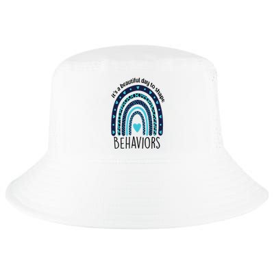 It's Beautiful Day To Shape Behaviors ABA Therapist Rainbow Cool Comfort Performance Bucket Hat