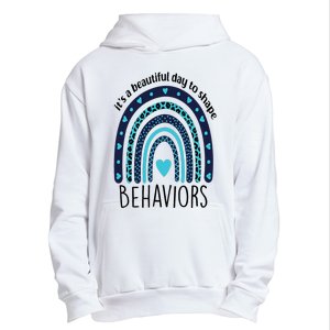 It's Beautiful Day To Shape Behaviors ABA Therapist Rainbow Urban Pullover Hoodie