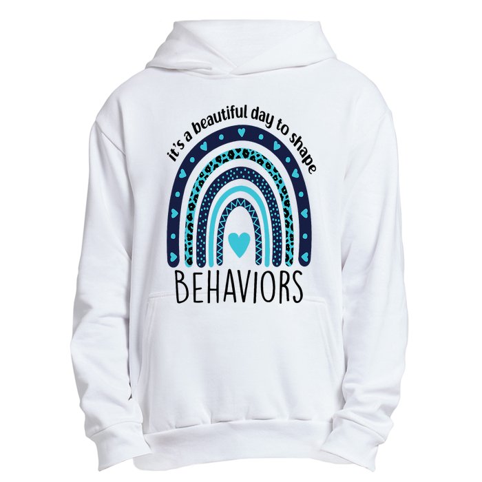 It's Beautiful Day To Shape Behaviors ABA Therapist Rainbow Urban Pullover Hoodie