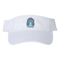 It's Beautiful Day To Shape Behaviors ABA Therapist Rainbow Valucap Bio-Washed Visor