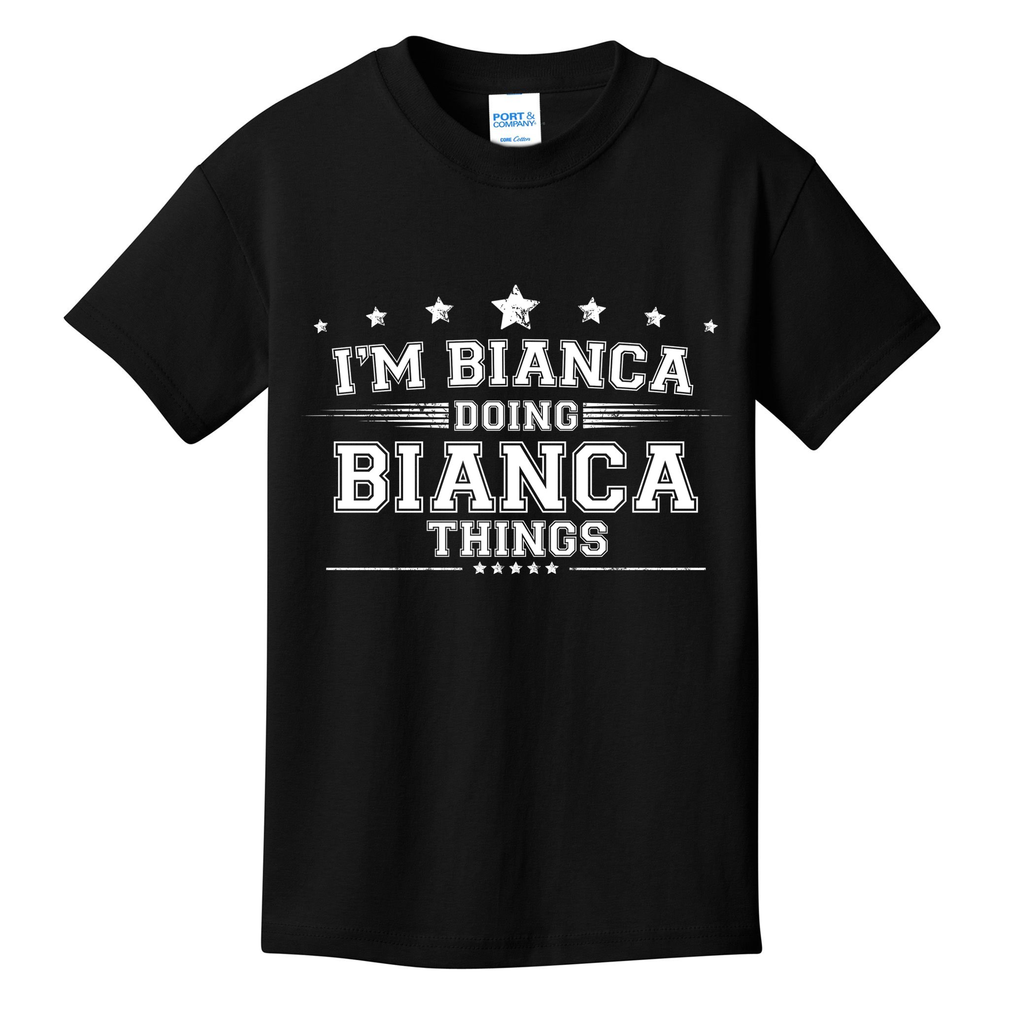 Im Bianca Doing Bianca Things Kids T-Shirt