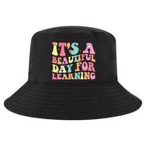 Its Beautiful Day For Learning Retro Teacher Students Cool Comfort Performance Bucket Hat