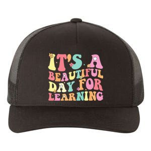 Its Beautiful Day For Learning Retro Teacher Students Yupoong Adult 5-Panel Trucker Hat