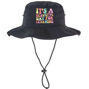 Its Beautiful Day For Learning Retro Teacher Students Legacy Cool Fit Booney Bucket Hat