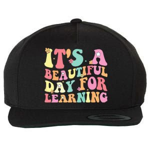 Its Beautiful Day For Learning Retro Teacher Students Wool Snapback Cap