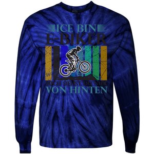 Ice Bin Ebiker Mich Siehst Du Nur Von Hinten Tie-Dye Long Sleeve Shirt