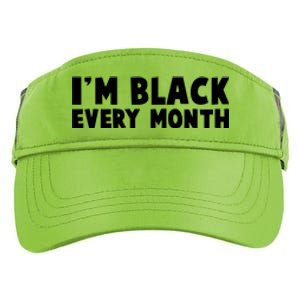 I'm Black Every Month Adult Drive Performance Visor