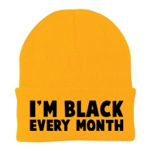 I'm Black Every Month Knit Cap Winter Beanie