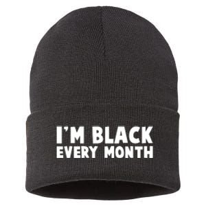 I'm Black Every Month Sustainable Knit Beanie