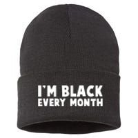 I'm Black Every Month Sustainable Knit Beanie