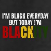 Im Black Everyday But Today Im Blackity Juneteenth 7 Panel Mesh Trucker Snapback Hat