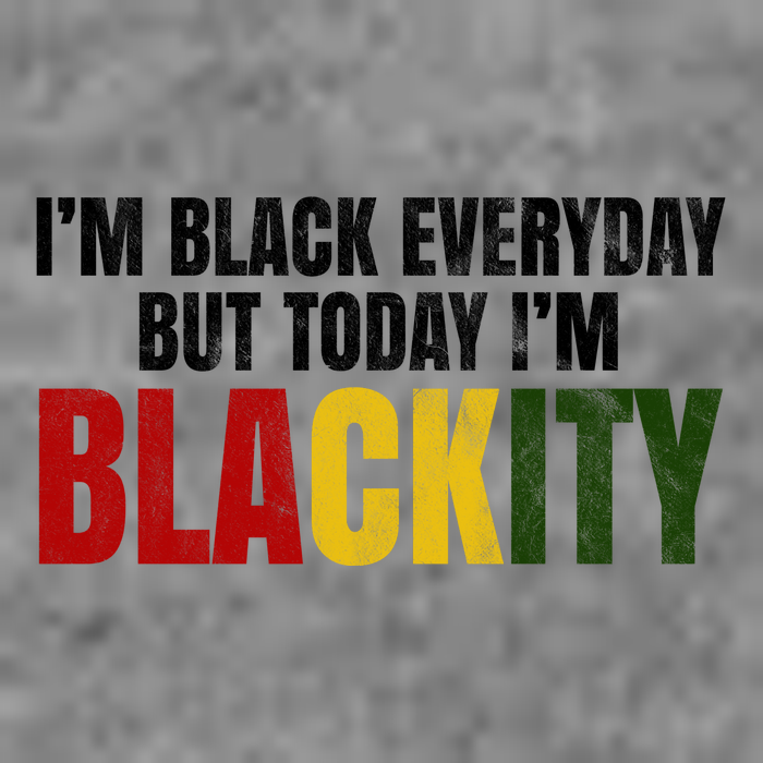 Im Black Everyday But Today Im Blackity Juneteenth Cropped Pullover Crew