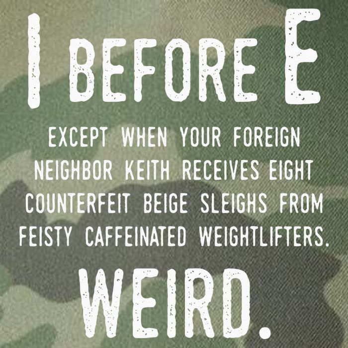 I Before E Funny English Grammar Exceptions To The Rule Legacy Tie Dye Trucker Hat