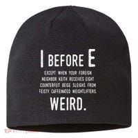 I Before E Funny English Grammar Exceptions To The Rule Sustainable Beanie