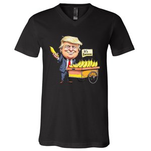 ItS Bananas Funny Trump Bananas V-Neck T-Shirt