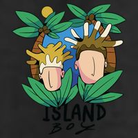 Island Boy Funny 7 Panel Mesh Trucker Snapback Hat