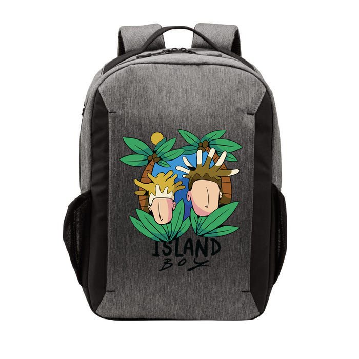 Island Boy Funny Vector Backpack
