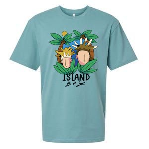 Island Boy Funny Sueded Cloud Jersey T-Shirt