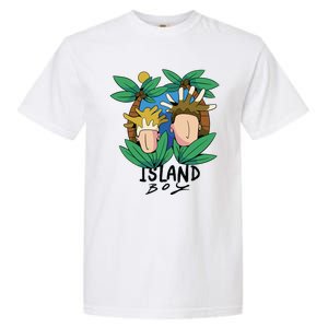 Island Boy Funny Garment-Dyed Heavyweight T-Shirt