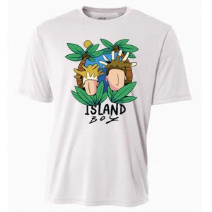 Island Boy Funny Cooling Performance Crew T-Shirt