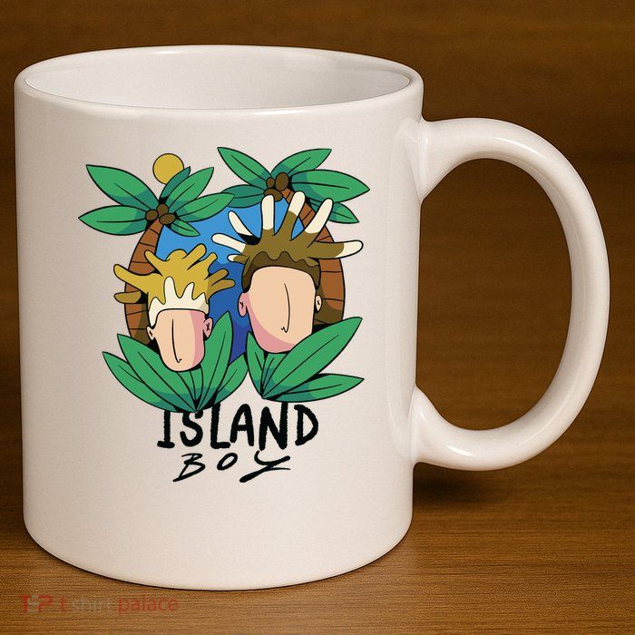 Island Boy Funny 11oz C Handle Ceramic Mug