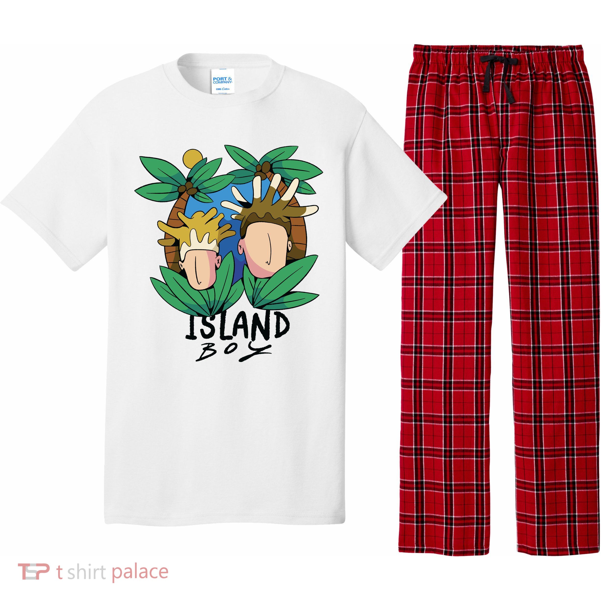 Island Boy Funny Pajama Set