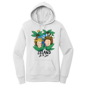 Island Boy Funny Women's Pullover Hoodie