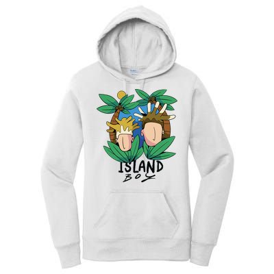 Island Boy Funny Women's Pullover Hoodie