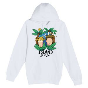 Island Boy Funny Premium Pullover Hoodie