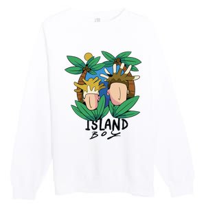 Island Boy Funny Premium Crewneck Sweatshirt